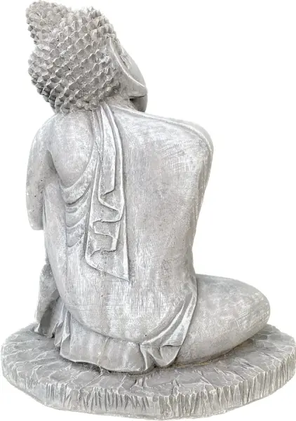 Artikelbild 5 des Artikels “Hema - Buddha entspannt - linkes Knie hoch, 45 cm H | Steinguss “